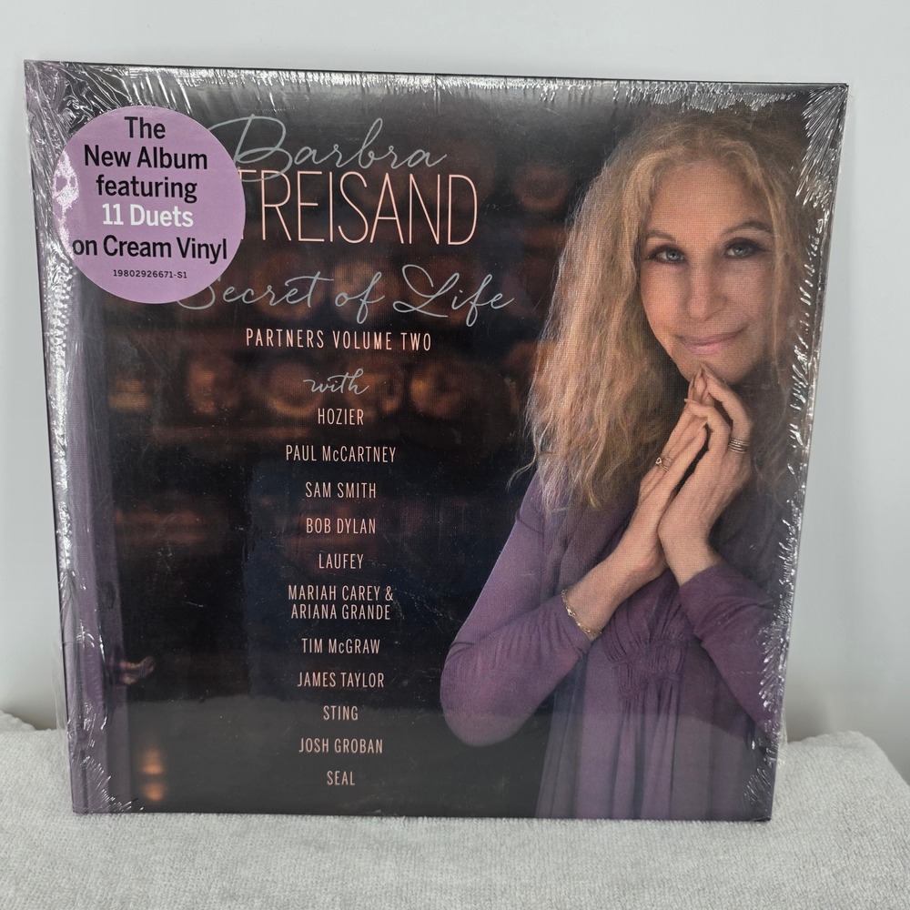 Barbra Streisand Secret of Life Partners Volume Two Cream Vinyl LP New Sealed